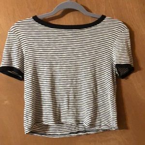 Striped crop top